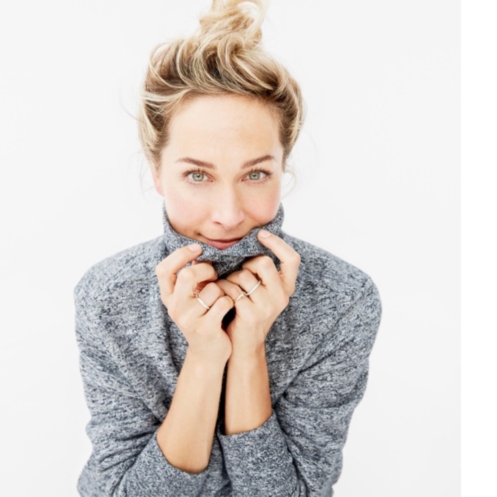 J.Crew Relaxed Terry Turtleneck Sweatshirt